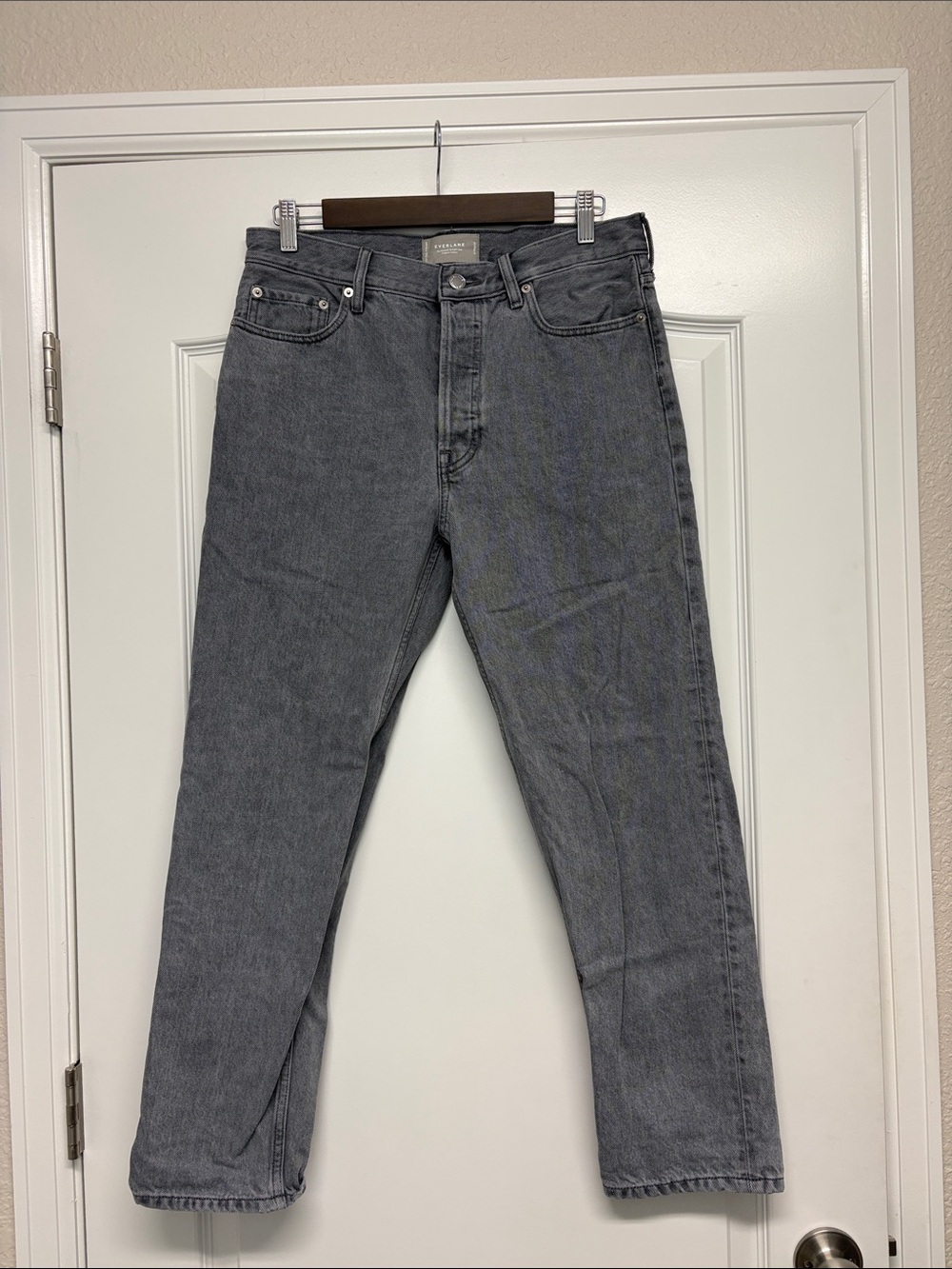 EVERLANE The Relaxed Straight Jean gray